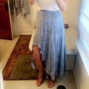 Boutique Slit Front Skirt